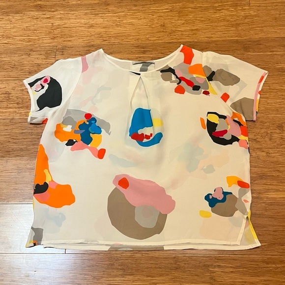 Objects Without Meaning "Francie" Mike Mills Print. 100% Japanese Cupro Top. - Picture 7 of 16